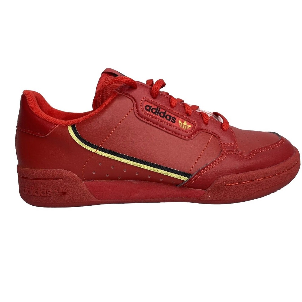 Adidas‎ Originals Continental 80 Sneakers Mens 5 Womens 6 Scarlett Red Low Top